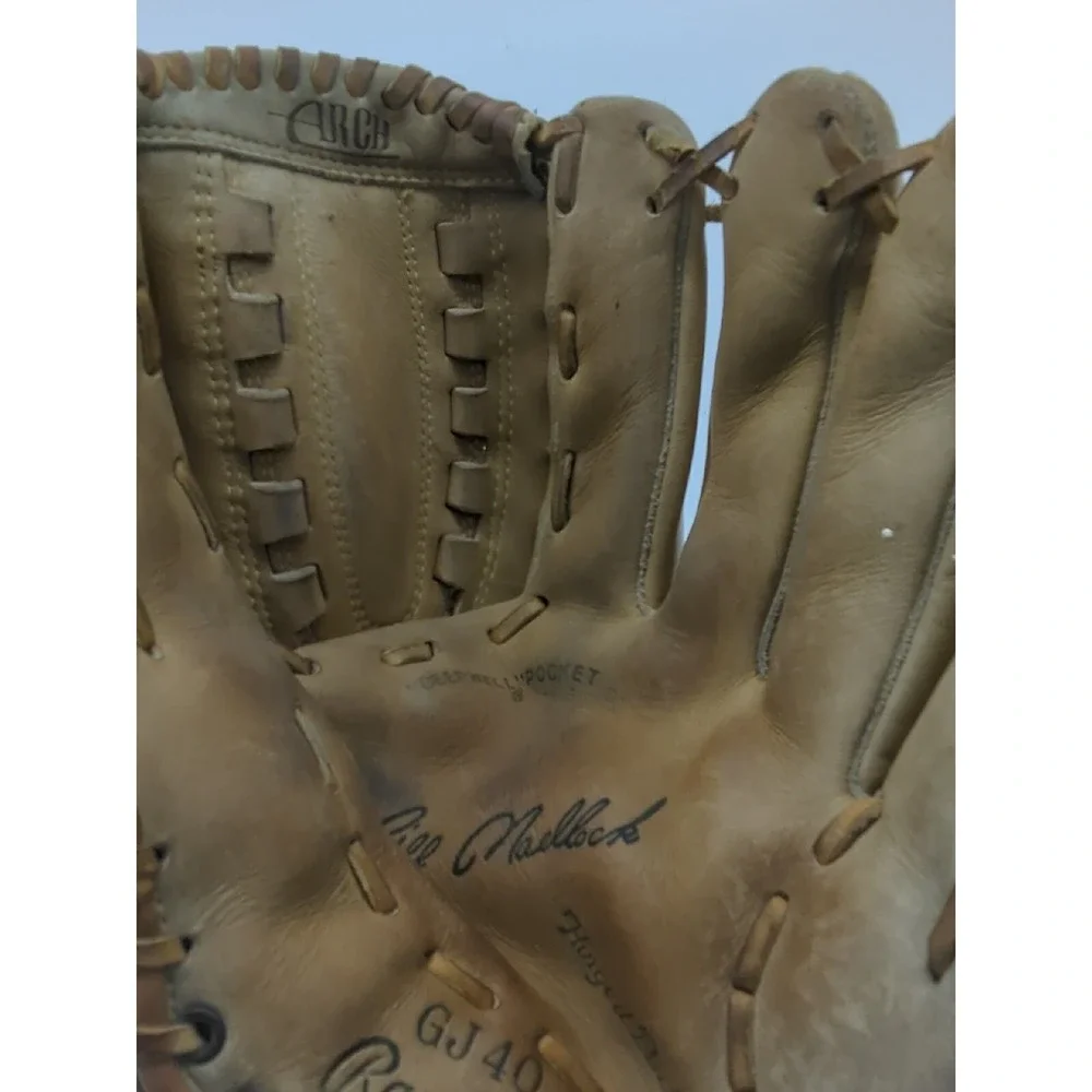 VINTAGE Rawlings Bill Madlock GJ40 Leather Baseball Glove ~ Right Hand Throw A4